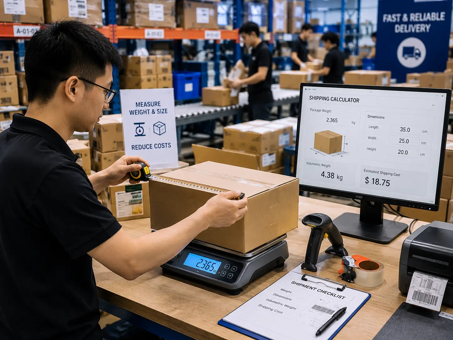 Dropshipping fulfillment warehouse logistics and shipping friction