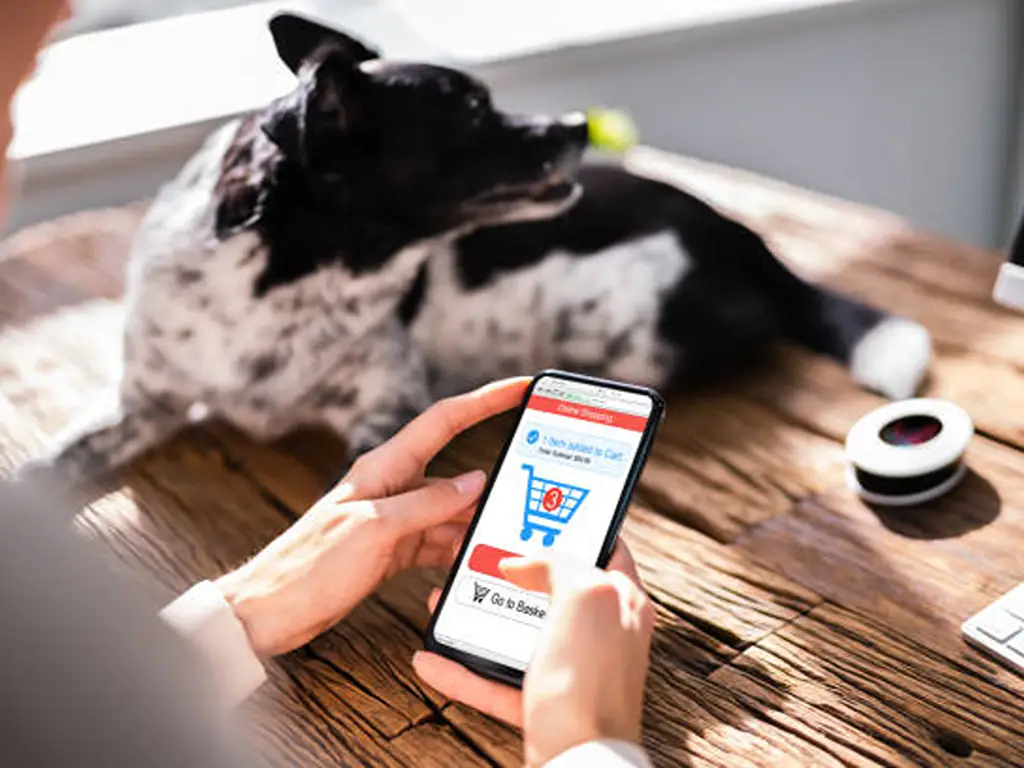 de vente en ligne d'articles pour animaux de compagnie